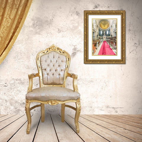 Italy-Trieste-Jewish Synagogue Gold Ornate Wood Framed Art Print with Double Matting by Tilley, Rob