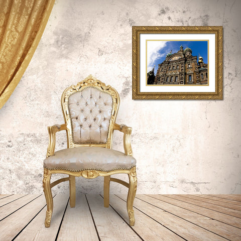 Russia Church of the Savior on the Spilled Blood Gold Ornate Wood Framed Art Print with Double Matting by Ross, Nancy ,  Steve