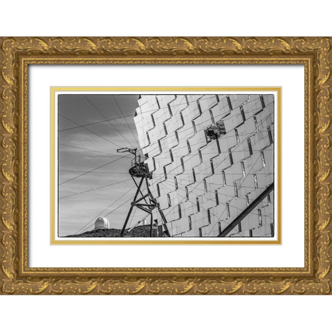 Canary Islands--Roque de los Muchachos Observatory-The Florian Goebel MAGIC Telescopes Gold Ornate Wood Framed Art Print with Double Matting by Bibikow, Walter