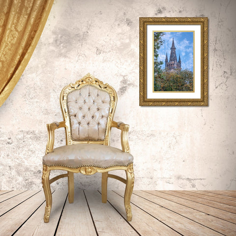 Glasgow University-Scotland Gold Ornate Wood Framed Art Print with Double Matting by Norring, Tom