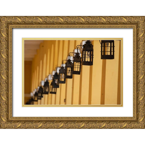 South America-Colombia-Cartagena Las Bovedas-once dungeons Gold Ornate Wood Framed Art Print with Double Matting by Hopkins, Cindy Miller