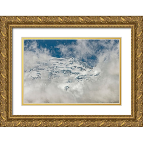 Antisana volcano-Antisana National Park-Ecuador Gold Ornate Wood Framed Art Print with Double Matting by Jones, Adam