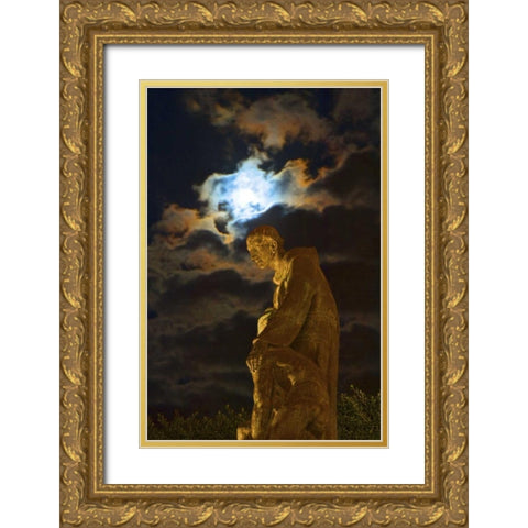 Mexico, The Jardin, Fray Juan de San Miguel Gold Ornate Wood Framed Art Print with Double Matting by Rotenberg, Nancy
