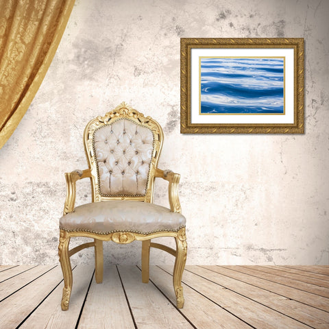 USA, Alaska Water abstract Gold Ornate Wood Framed Art Print with Double Matting by Paulson, Don