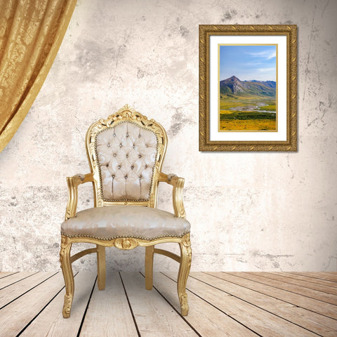 USA- Alaska- Gates of the Arctic National Park- Noatak River Gold Ornate Wood Framed Art Print with Double Matting by Norrsell, Fredrik