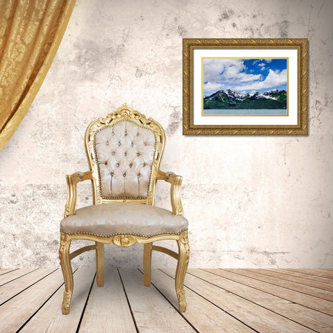 Resurrection Bay-Seward-Alaska Gold Ornate Wood Framed Art Print with Double Matting by Richardson, Larry
