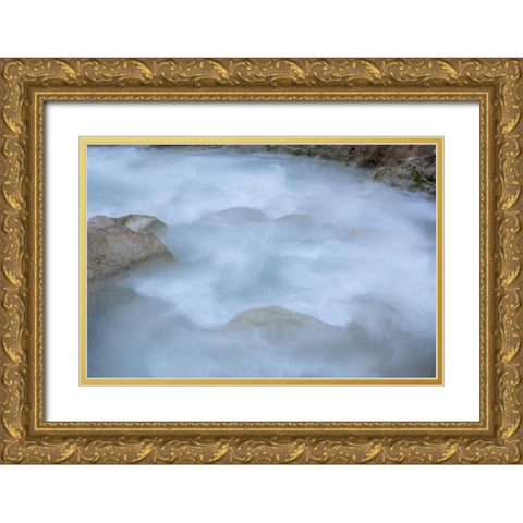 Arizona, Grand Canyon NP Havasu Creek Gold Ornate Wood Framed Art Print with Double Matting by Grall, Don