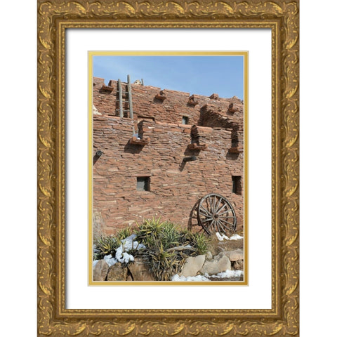 Hopi House-Grand Canyon National Park-Arizona-USA Gold Ornate Wood Framed Art Print with Double Matting by Reynolds, Gerry