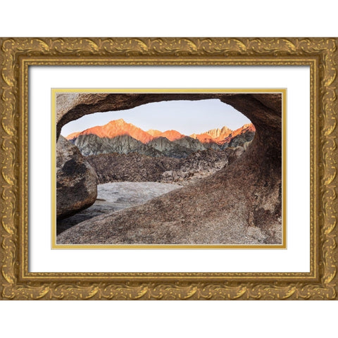 Mosaic Arch-California Gold Ornate Wood Framed Art Print with Double Matting by Ford, John