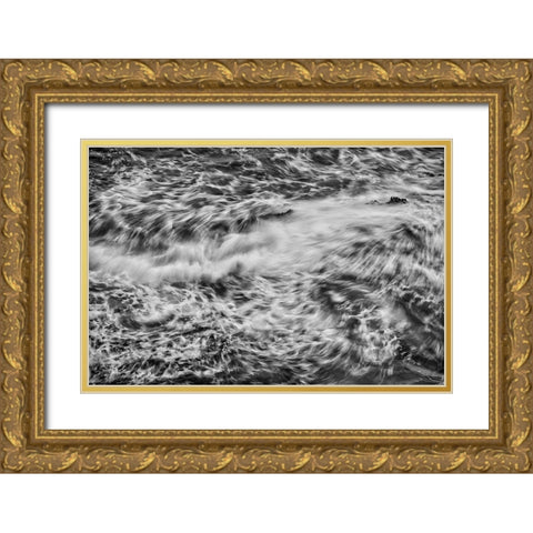 Point Lobos-Carmel-California Gold Ornate Wood Framed Art Print with Double Matting by Ford, John