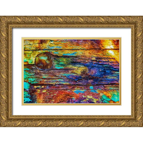 USA-California-Crescent City Gold Ornate Wood Framed Art Print with Double Matting by Restuccia, Joe III