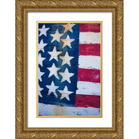 Gold Rose Mine-Virginia Dale Mining District-Mojave Desert-California Gold Ornate Wood Framed Art Print with Double Matting by Muench, Zandria