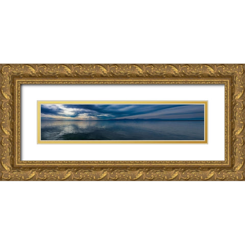 Salton Sea- Imperial Valley- California Gold Ornate Wood Framed Art Print with Double Matting by Muench, Zandria