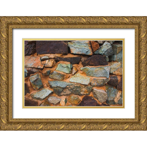 Brooklyn Mine Road- Virginia Dale Mining District- Mojave Desert- California Gold Ornate Wood Framed Art Print with Double Matting by Muench, Zandria
