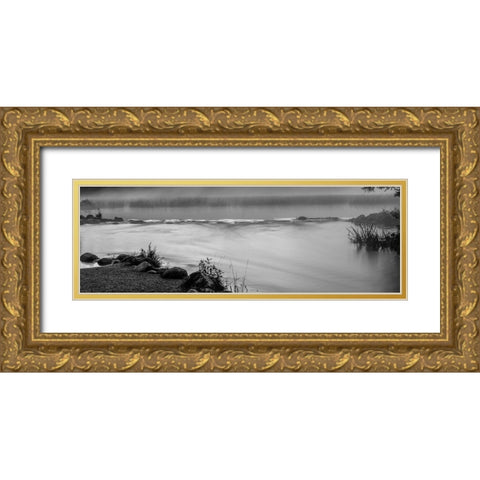 USA-Minnesota-Itasca State Park-Mississippi Headwaters Gold Ornate Wood Framed Art Print with Double Matting by Hawkins, Peter