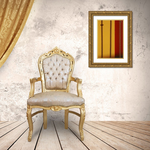 OR, Portland Sunlight on brass pull chain Gold Ornate Wood Framed Art Print with Double Matting by Terrill, Steve