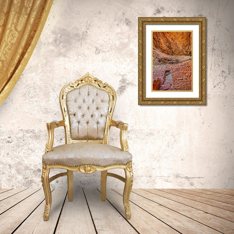 Little Westwater Ruin-Canyonlands National Park-Utah Gold Ornate Wood Framed Art Print with Double Matting by Ford, John