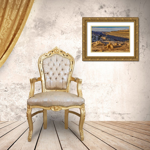 Strike Valley Outlook-Escalante-Utah Gold Ornate Wood Framed Art Print with Double Matting by Ford, John