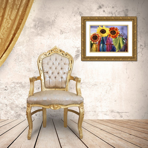 USA, Washington, Bellingham Gold Ornate Wood Framed Art Print with Double Matting by Satushek, Steve