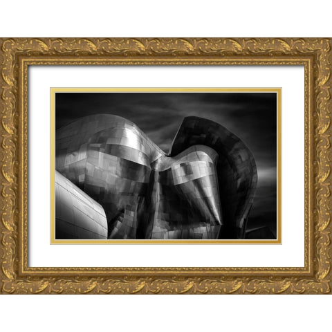 Museum Of Pop Culture-Seattle Gold Ornate Wood Framed Art Print with Double Matting by E. Karcz, Gary