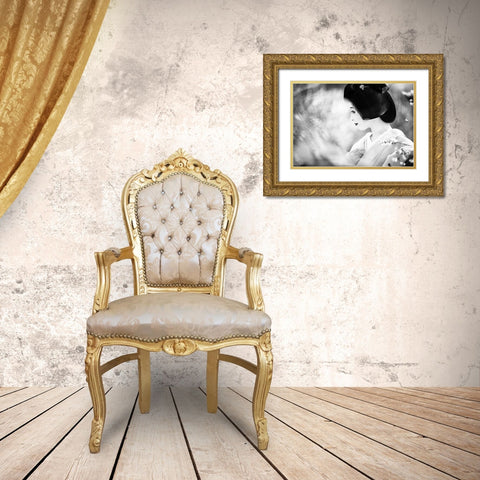 Daydream Gold Ornate Wood Framed Art Print with Double Matting by MATSUNAGA, TORU