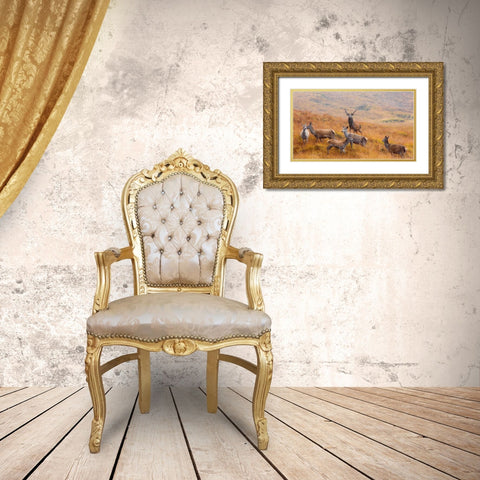 The Guardian Of The Moorland Gold Ornate Wood Framed Art Print with Double Matting by Ruoppolo, Luigi