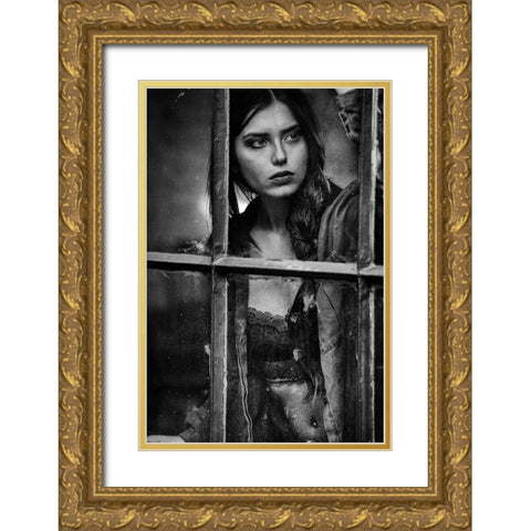 Awaiting.... Gold Ornate Wood Framed Art Print with Double Matting by Peter Muller Photography