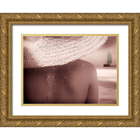 Till Next Time... Gold Ornate Wood Framed Art Print with Double Matting by Tomika
