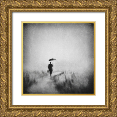 Untitled Gold Ornate Wood Framed Art Print with Double Matting by Alrasyid, Ajie