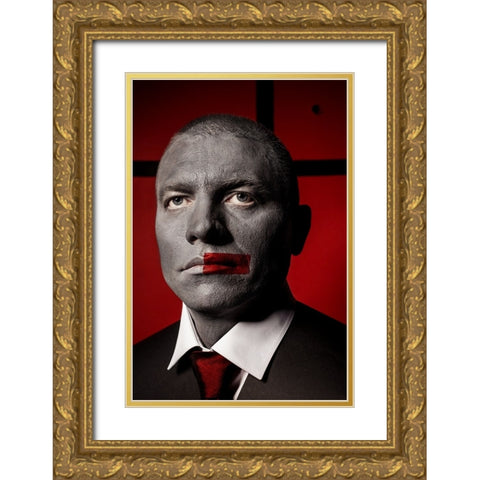 Untitled Gold Ornate Wood Framed Art Print with Double Matting by Smirnov, Sergei