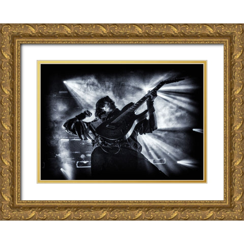 Metal Gold Ornate Wood Framed Art Print with Double Matting by Samuelsson, Anders