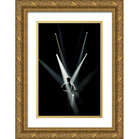 Let There Be Light Gold Ornate Wood Framed Art Print with Double Matting by Samuelsson, Anders