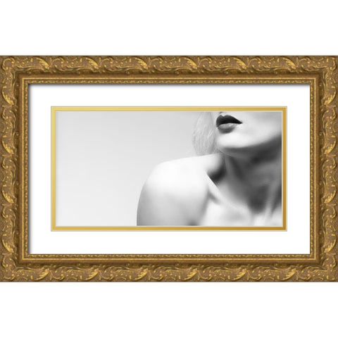 Mystery Gold Ornate Wood Framed Art Print with Double Matting by Ashton-Jones, Howard