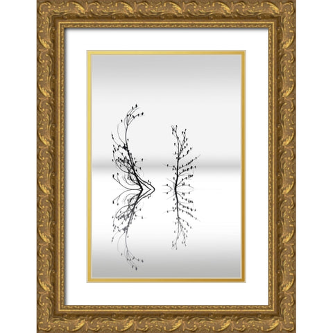 Dreamland 03 Gold Ornate Wood Framed Art Print with Double Matting by Digalakis, George