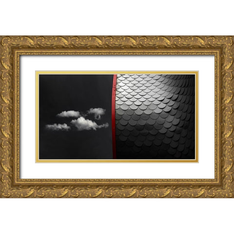 Free Gold Ornate Wood Framed Art Print with Double Matting by Huybrighs, Marc