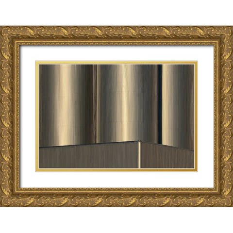 Tanks Gold Ornate Wood Framed Art Print with Double Matting by Hawerkamp, Hans-Wolfgang