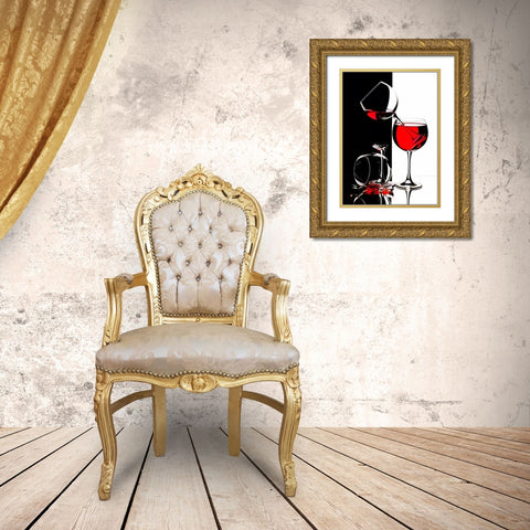 Unstable Equilibrium Gold Ornate Wood Framed Art Print with Double Matting by Ianeva, Aida