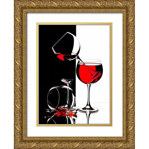 Unstable Equilibrium Gold Ornate Wood Framed Art Print with Double Matting by Ianeva, Aida