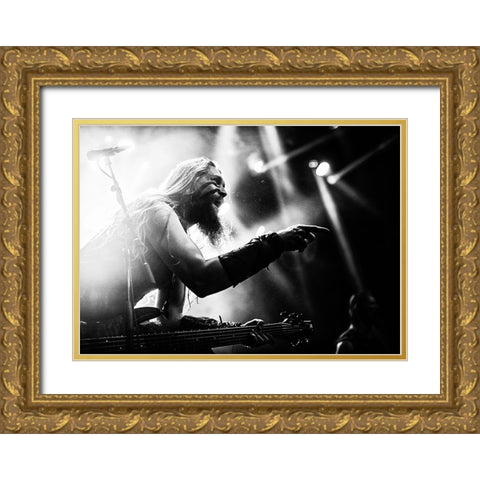 Heres Looking At You Kid Gold Ornate Wood Framed Art Print with Double Matting by Samuelsson, Anders