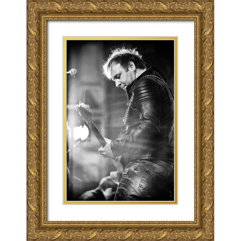 Itaas Only Rock And Roll Gold Ornate Wood Framed Art Print with Double Matting by Domont, Jois