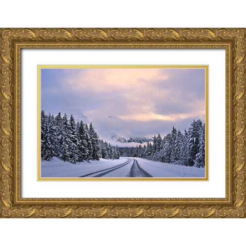 To The Wonderland Gold Ornate Wood Framed Art Print with Double Matting by Xu, Mei