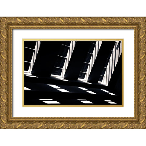 Light Keys Gold Ornate Wood Framed Art Print with Double Matting by Silva, Manuela