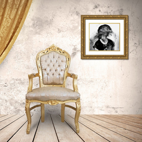 Shadows-Splitting Gold Ornate Wood Framed Art Print with Double Matting by Davidovic, Dalibor