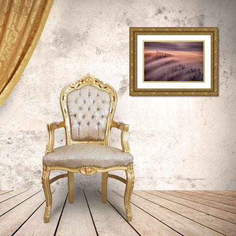 High Tide Gold Ornate Wood Framed Art Print with Double Matting by Svoboda Mqep, Peter