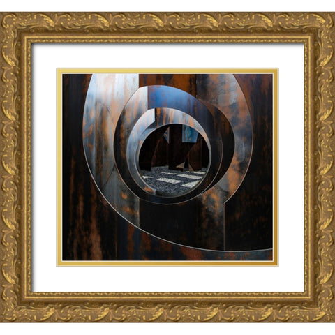 Lightdispencer I Gold Ornate Wood Framed Art Print with Double Matting by Stalmans, Luc