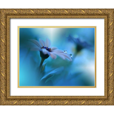 Beyond The Visible... Gold Ornate Wood Framed Art Print with Double Matting by Nan, Juliana