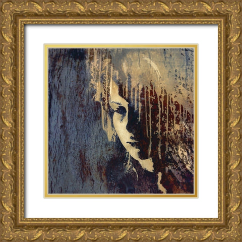 Drained Gold Ornate Wood Framed Art Print with Double Matting by Grohovaz, Gaby