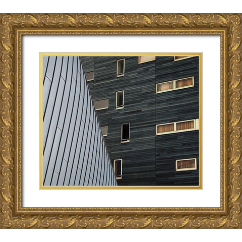 Different Styles. Gold Ornate Wood Framed Art Print with Double Matting by Verschelden, Harry