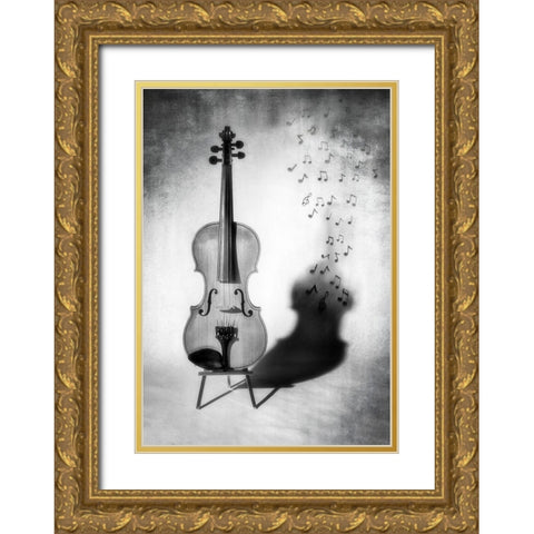 Maclodie Gold Ornate Wood Framed Art Print with Double Matting by Provost, Louis-Philippe