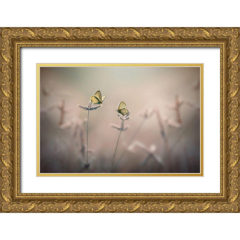 With You Gold Ornate Wood Framed Art Print with Double Matting by Pamungkas, Edy